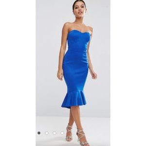 ASOS Bandeau Midi Dress 🦋